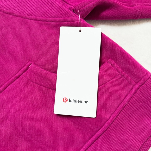 NWT Lululemon Scuba Oversized Funnel Neck Hoodie – Ripened Raspberry/Gold – XS/S - Picture 10 of 10